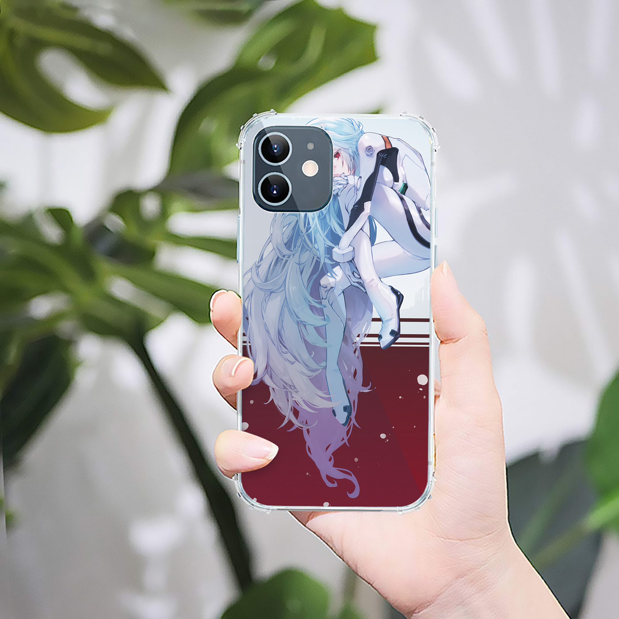 （画像用） EVA 新世紀エヴァンゲリオン 【iPhone 12シリーズ対応】透明スマホケース（クリアソフトケース）